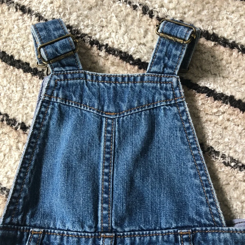 Baby Gap denim overall dress
